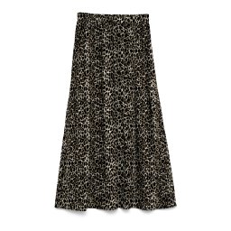 VERO MODA Fustă 'VMEASY JOY' alb kitt / gri deschis / negru