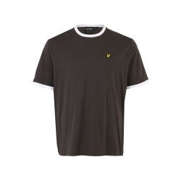 Lyle & Scott Big&Tall Tricou gri metalic / alb