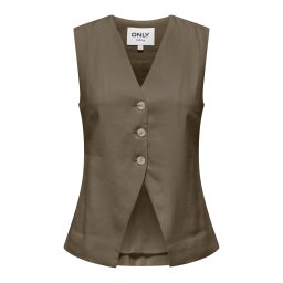 ONLY Vestă de costum 'ONLTILA' gri taupe