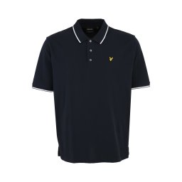 Lyle & Scott Big&Tall Tricou bleumarin / galben / alb