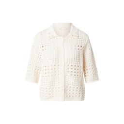 Liu Jo Geacă tricotată alb lână