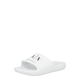ARMANI EXCHANGE Saboți negru / alb