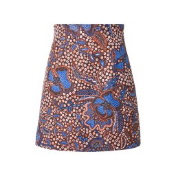 Weekend Max Mara Fustă 'FUNGO' albastru / maro / maro coniac / alb