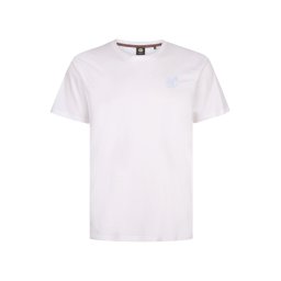 Petrol Industries Tricou albastru deschis / alb lână