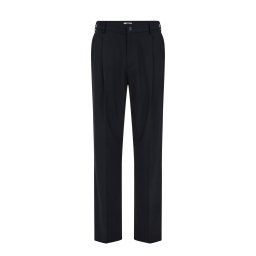 WE Fashion Pantaloni eleganți albastru închis