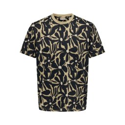 Only & Sons Tricou 'Perry' galben deschis / negru