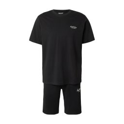 JACK & JONES Trening 'JJEARCHIVE' negru / alb