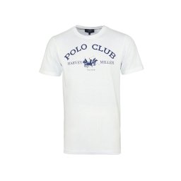 HARVEY MILLER Tricou 'Club' negru / alb