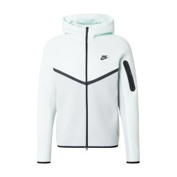 Nike Sportswear Hanorac 'Tech Fleece' verde mentă / negru