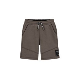 WE Fashion Pantaloni gri închis / negru / alb