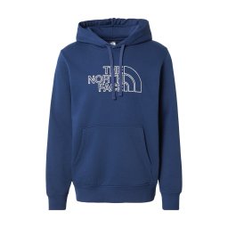 THE NORTH FACE Bluză de molton 'DREW PEAK' bleumarin / alb