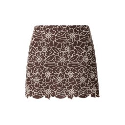 Abercrombie & Fitch Fustă 'SCARLETT' bej deschis / maro