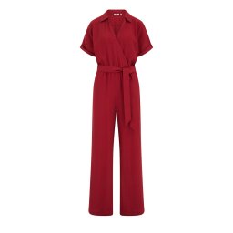WE Fashion Salopeta roşu închis