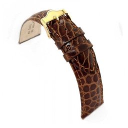 Curea crocodil veritabil maro deschis, căptușită 16mm -3320316
