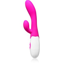 PRETTY LOVE Alvis vibrator cu stimularea clitorisului Pink 20 cm