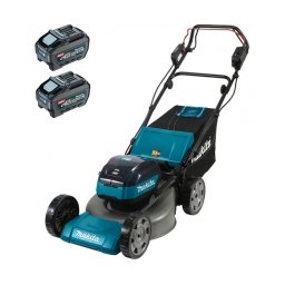 Makita - LM001GT201 XGT - Masina de tuns iarba cu 2 acumulatori, Li-Ion, 40 V, 5 Ah, 48 cm, 62 l