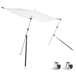 Set extensie parasolar T-Top, alb, 174x205x(115-194) cm GartenMobel Dekor