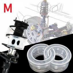 Set 2 inele distantiere pentru intarire arcuri autovehicule, material cauciuc siliconat, marime M FAVLine Selection