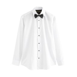 Next Cămaşă business negru / alb