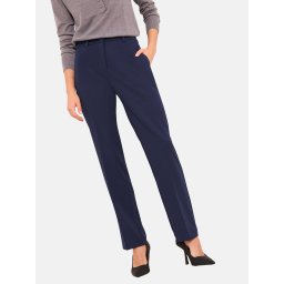 Lipsy Pantaloni cu dungă bleumarin