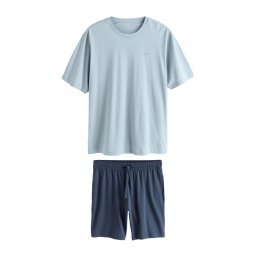 Next Pijama scurtă albastru deschis / albastru închis