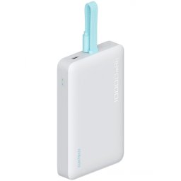 Baterie Externa Wireless Cuktech CP132ML, 10000mAh, 22.5W, PD + QI, 2 x USB-C, Alba