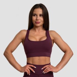 GymBeam Sutien sport Mesh Panel Eggplant L