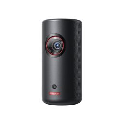 Proiector smart portabil Anker, Nebula Capsule 3 Laser, DLP, Full HD, 300 lm, acumulator 15.000 mAh, HDMI, USB-C, AUX,Wi-Fi, Bluetooth, negru, "D2426212" (timbru verde 0.18lei) - 0194644112257