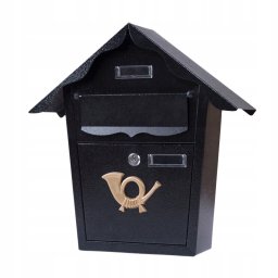 Cutie postala cu chei, rezistenta la intemperii, UV, 37x36x10 cm, antracit, JollyMag, TIS8206