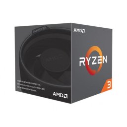 CPU AMD, skt. AM4 AMD Ryzen 3, 3100, frecventa 3.6 GHz, turbo 3.9 GHz, 4 nuclee, putere 65 W, cooler, "100-100000284BOX"