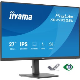 IIYAMA Monitor LED XB2793QSU-B1 27" 2560 x 1440 75Hz IPS 350cd 1ms HDMI DP USB HUB height, swivel, tilt, pivot Pro "XB2793QSU-B1" (timbru verde 7 lei)
