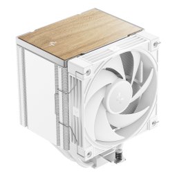 COOLER DeepCool "AK500 G2 WH" skt. Intel si AMD, racire cu aer, vent. 120mm, 2200 rpm, 5 heatpipes, inaltime 159mm, top cover lemn, alb,"R-AK500G2-WHNNMN-GJD" (timbru verde 2 lei)