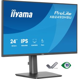 IIYAMA Monitor LED XB2493HSU-B1 23.8" IPS 1920x1080 120Hz, 16:9. 350cd, 1500:1, 1ms, HDMI, DP, USB HUB, Full Ergo, Pro "XB2493HSU-B1" (timbru verde 7 lei)
