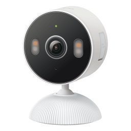CAMERA IP TP-LINK, cube, pt. interior, dist. IR 10 m, tip lentila fixa 3.3 mm, 3 Mpx 2K, wi-fi, microfon, carcasa plastic, slot SD card, "Tapo C113" (timbru verde 0.8 lei)