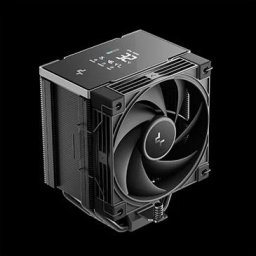 COOLER DeepCool "AK700 G2 DIGITAL NYX" skt. Intel si AMD, racire cu aer, vent. 120mm, 2700 rpm, 7 heatpipes, inaltime 157mm, top cover digital, negru,"R-AK700-BKNNMN-GJD-1" (timbru verde 2 lei)