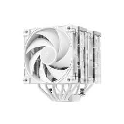 COOLER DeepCool "AK620 G2 WH" skt. Intel si AMD, racire cu aer, vent. 2 x 120mm, 2000 rpm, 6 heatpipes, inaltime 159mm, top cover lemn, alb,"R-AK620G2-WHNNMN-GJD" (timbru verde 2 lei)