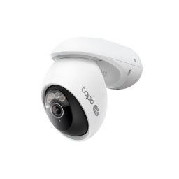 CAMERA IP TP-LINK, wireless + 1 x RJ-45, turret, pt.exterior, dist. IR 9 m, tip lentila fixa 4 mm, 4K 8MP (3840 × 2160 px), microfon, carcasa plastic, slot SD card, "Tapo C560WS" (timbru verde 0.8 lei)