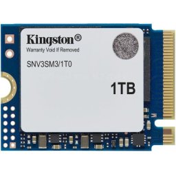 Kingston 1TB NV3 SSD M.2 2230 PCIe 4.0 NVMe, Read: 6,000/ Write: 4,000MB/s "SNV3SM3/1T0"