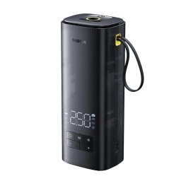 COMPRESOR AUTO Baseus SuperMini Mega Series, putere 120W, display LED, negru (timbru verde 0.80 lei) "C11123202111-00" - 6932172657130