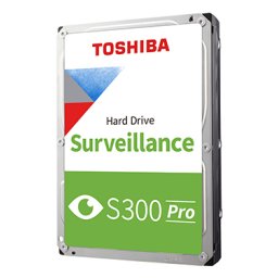HDD Video Surveillance TOSHIBA S300 PRO 8TB CMR, 3.5, 512MB, 7200RPM, SATA, 64 cameras, 24/7, TBW: 300 "MD10ADA800V"