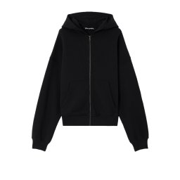 PALM ANGELS Jachetă Back Curved Logo PMBE02AS26FLE004 1003-black off white