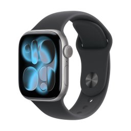 Smartwatch Watch Series 11 GPS+Cellular 42mm Space Grey Aluminium Case with Black Sport Band - S/M