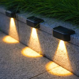Pachet 4 ,8,16,24 buc lampi solare pentru trepte , balustrada ,glaf , lumina calda rece