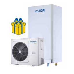Pompa de caldura aer-apa split HYUNDAI HYHA-V10W/D2N8-B, 10 kW, monofazata, cu booster electric 3 kW, clasa energetica A+++