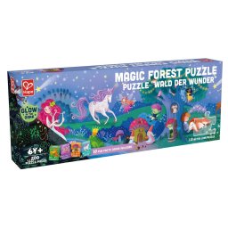 Puzzle copii fluorescent Zane 200 piese, lungime puzzle 1.5 metri, +6 ani