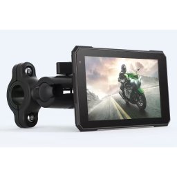 Sistem Moto iSEN MT-5 Dash Cam, Camera Duala 1080P Fata Spate, Ecran 5 IPS Touch, 1GB RAM, 128MB ROM, Apple CarPlay Wireless, Bluetooth, IP67