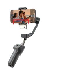 Stabilizator Telefon iSEN CM8 AI Version, Gimbal 3 Axe, Negru, Modul AI Tracking, Lumina Fill Light, Bluetooth, 2600mAh, Tripod, Telecomanda