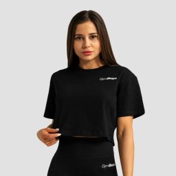 GymBeam Tricou pentru femei Cropped Limitless Black M