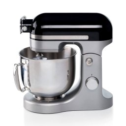 Mixer planetar Ariete MODERNA 1589/02, 3200W, 5.5 L, 11 viteze, Carcasa aluminiu, Accesorii, Negru/Inox