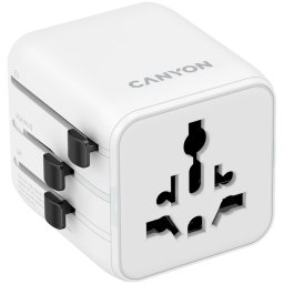 Incarcator de retea Universal Travel Adapter OnTour One 2500 W Alb